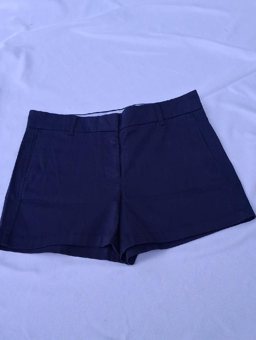 J. Crew Factory Dark Navy Women's Chino‎ Bermuda Shorts